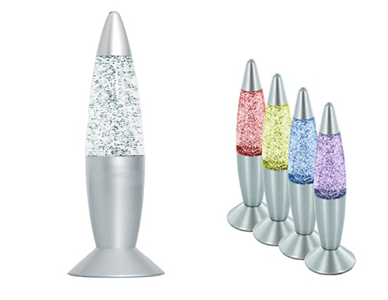 ΦΩΤΙΣΜΟΣ GLITTER LAMP ΣΕ ΔΙΑΦΟΡΑ ΧΡΩΜΑΤΑ (Κόκκινο)