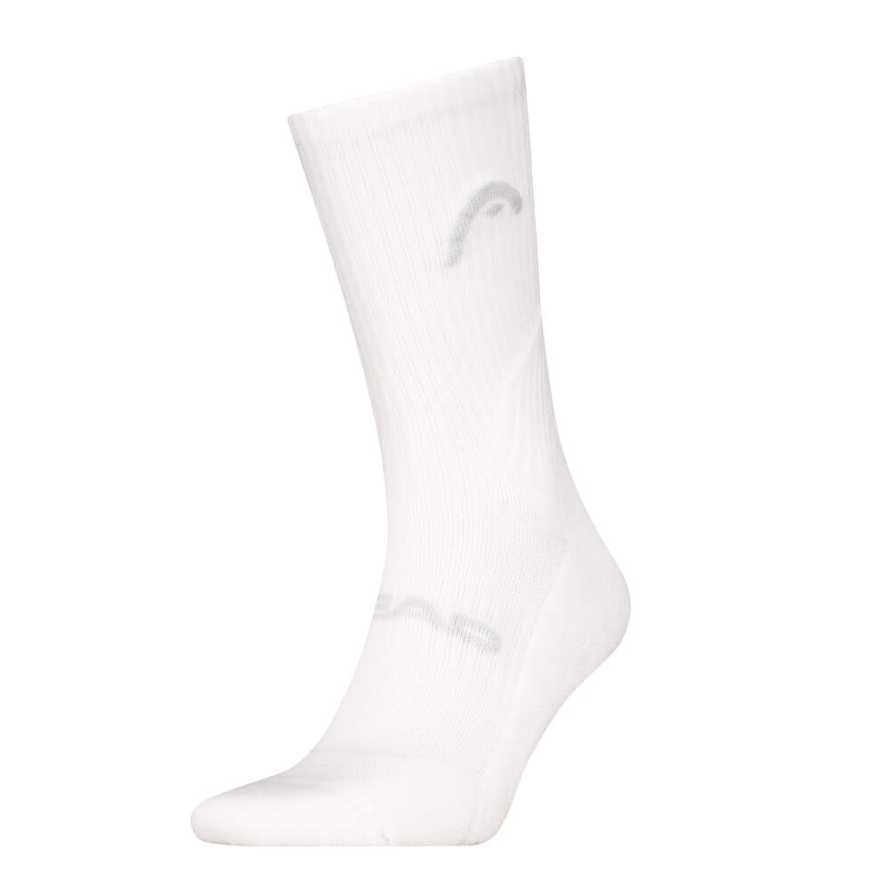 SOCKS TENNIS 1P CREW WHITE TENNIS HEAD