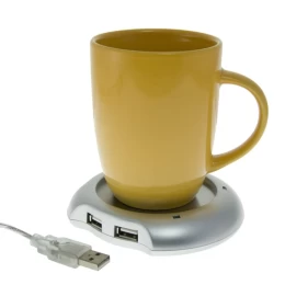 ΒΑΣΗ ΓΙΑ ΖΕΣΤΟ ΚΑΦΕ - ΡΟΦΗΜΑ -WARMER CUP USB 4 ΘΕΣΕΩΝ ΟΕΜ (Thumb 1)