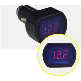 Βολτόμετρο αυτοκινήτου LED ψηφιακό 12-24V ΟΕΜ (Thumb 1)