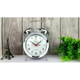 Ξυπνητήρι επιτραπέζιο κουρδιστό αντίκα με μηχανικό κουδούνισμα  OEM (Thumb 2)