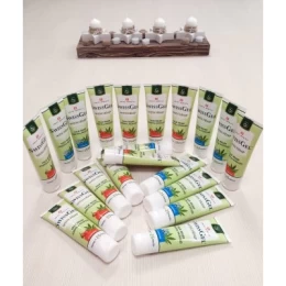 Swiss Gel Warming (100 ml)τζέλ κάνναβης και βοτάνων Herbamedicus - Θερμαντική Κρέμα Σωληνά (Thumb 3)