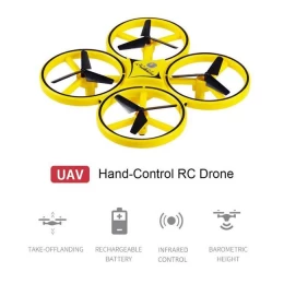 Ελικόπτερο Drone με χειριστήριο που ενσωματώνεται στο χέρι και ακολουθεί τις κινήσεις του  (Thumb 2)