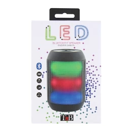 Φωτορυθμικό επαναφορτιζόμενο ηχείο LED Bluetooth 3W HPBLED1 TnB (Thumb 4)