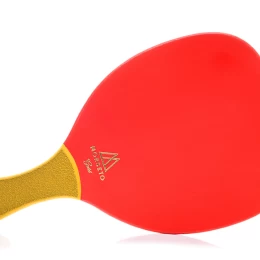 Ρακέτα Παραλίας MORSETO GOLD Κόκκινη χωρίς Τρύπες και Κίτρινη Λοξή Λαβή  (Thumb 2)