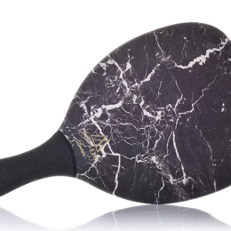 Ρακέτα Παραλίας MORSETO FASHION Marble Black με Μαύρη Ίσια Λαβή (Thumb 1)