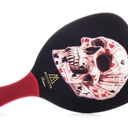 Ρακέτα Παραλίας MORSETO FASHION Cardskull με Κόκκινη Ίσια Λαβή (Thumb 1)