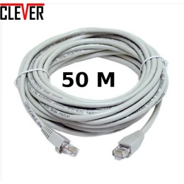 Καλώδιο δικτύου Ethernet CAT5E 50μ - Εσωτερικού + Εξωτερικού Χώρου με φις RG 45 ΟΕΜ (Thumb 1)