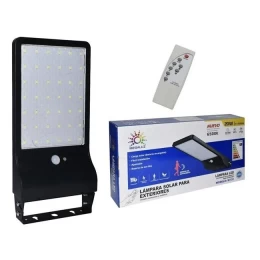 Ηλιακό φωτιστικό LED εξωτερικού χώρου 42 Smd Led με βάση και τηλεχειρισμό - Aνάβει όταν αν (Thumb 1)