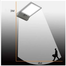 Ηλιακό φωτιστικό LED εξωτερικού χώρου 42 Smd Led με βάση και τηλεχειρισμό - Aνάβει όταν αν (Thumb 4)
