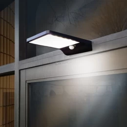 Ηλιακό φωτιστικό LED εξωτερικού χώρου 42 Smd Led με βάση και τηλεχειρισμό - Aνάβει όταν αν (Thumb 5)
