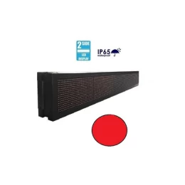 Ηλεκτρονική κυλιόμενη πινακίδα ταμπέλα LED Wi Fi - Αδιάβροχη 100 x 20cm Διπλής όψεως Αδιάβ (Thumb 3)