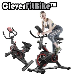 CleverFitBike  Spin Bike Ποδήλατο Γυμναστικής με Οθόνη Μέτρησης θερμιδών, απόστασης,χρόν (Thumb 1)