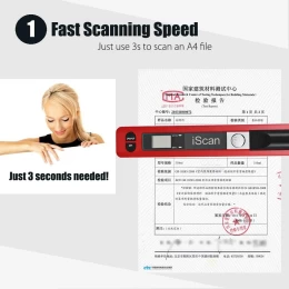  CleverScan  Επαναστατικό, Αυτόνομο, Φορητό Έγχρωμο scanner  Σάρωση σε 3 δευτερόλεπτα  (Thumb 2)