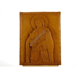 Αγία Βαρβάρα Κέρινη Διάσταση 14Χ18 cm (Thumb 1)