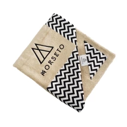 Πετσέτα Θαλάσσης MORSETO Luxury Beige Geometric 160 x 75cm (Thumb 4)