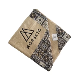 Πετσέτα Θαλάσσης MORSETO Luxury Beige Square 160 x 75cm (Thumb 3)