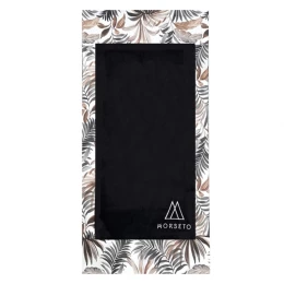 Πετσέτα Θαλάσσης MORSETO Luxury Black Leaves 145 x 80cm (Thumb 4)