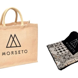 Πετσέτα Θαλάσσης MORSETO Luxury Black Porto 145 x 80cm (Thumb 2)