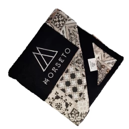 Πετσέτα Θαλάσσης MORSETO Luxury Black Porto 145 x 80cm (Thumb 3)