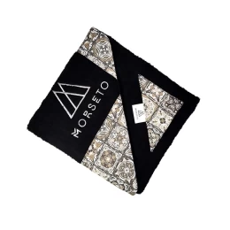 Πετσέτα Θαλάσσης MORSETO Luxury Black Square 145 x 80cm (Thumb 3)