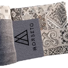 Πετσέτα Θαλάσσης MORSETO Luxury Grey Porto 155 x 75cm (Thumb 1)
