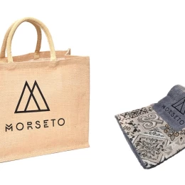 Πετσέτα Θαλάσσης MORSETO Luxury Grey Porto 155 x 75cm (Thumb 2)