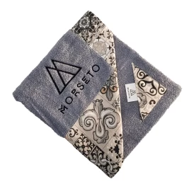 Πετσέτα Θαλάσσης MORSETO Luxury Grey Porto 155 x 75cm (Thumb 3)