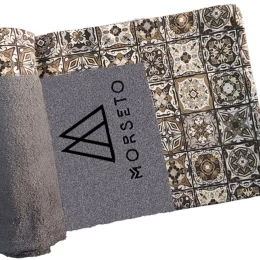 Πετσέτα Θαλάσσης MORSETO Luxury Grey Square 155 x 75cm (Thumb 1)