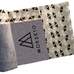 Πετσέτα Θαλάσσης MORSETO Luxury Grey Triangle 155 x 75cm (Thumb 1)