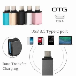 OTG Αντάπτορας TYPE C σε θηλυκό USB 3.0 - Συμβατός με όλες τις ψηφιακές συσκευές Type-C, ό (Thumb 3)