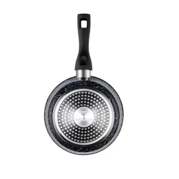 WCSP0009018MBB ΑΝΤΙΚΟΛΛΗΤΙΚΗ ΓΑΛΑΤΙΕΡΑ/SAUCEPAN ΜΕ ΓΥΑΛΙΝΟ ΚΑΠΑΚΙ (1.7Lt) BLACK MARBLE SER (Thumb 23)