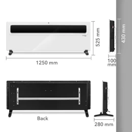  Θερμοπομπός δαπέδου και τοίχου TCH2510E 2500W Trotec  (Thumb 2)