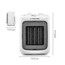  Κεραμικό Αερόθερμο TFC16E 2000W Λευκό Trotec (Thumb 4)