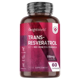 Trans-Resveratrol Αντιοξειδωτική- Αντιγηραντική Φόρμουλα WeightWorld 60caps (Thumb 1)