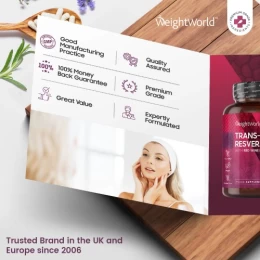 Trans-Resveratrol Αντιοξειδωτική- Αντιγηραντική Φόρμουλα WeightWorld 60caps (Thumb 4)