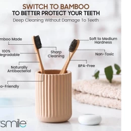 MySmile Day & Night kit 2 οδοντόκρεμες 60ml και 2 Bamboo Οδοντόβουρτσες Eco Masters (Thumb 3)