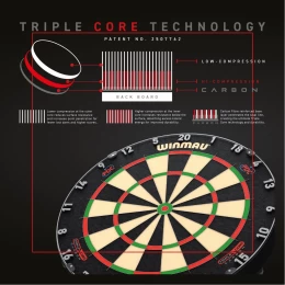  Winmau Blade 6 Triple Core Carbon (Thumb 2)