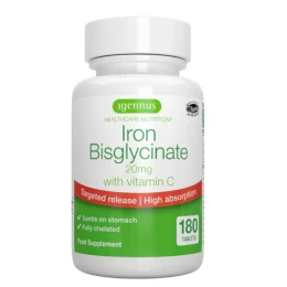 Δισγλυκινικός Σίδηρος 20mg Με Βιταμίνη C Iron Bisglysinate Igennus 180 tabs (Thumb 1)