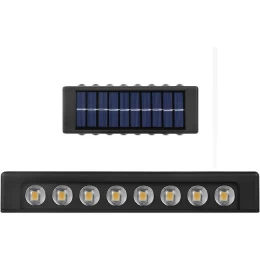 Ηλιακό φωτιστικό τοίχου με 12 led (Σετ 2 τμχ.) (Thumb 5)