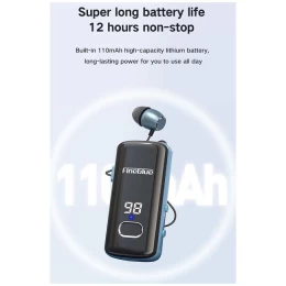 Ακουστικό Bluetooth με κλιπ και ψηφιακή ένδειξη μπαταρίας (Thumb 4)