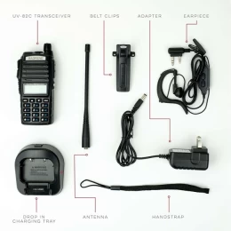 Φορητός Dual Band πομποδέκτης VHF/UHF σετ 2 τμχ. (Thumb 5)
