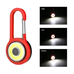 Μίνι φακός μπρελόκ COB LED με 3 σκάλες λειτουργίας (Thumb 3)