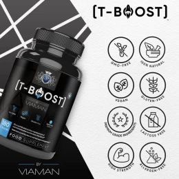Συμπλήρωμα Υποστήριξης Τεστοστερόνης Viaman T-Boost 180 caps Viaman (Thumb 3)