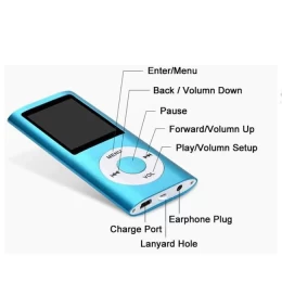 Mp3/Mp4 player επαναφορτιζόμενο με ακουστικά και οθόνη 1,8'' (Thumb 2)