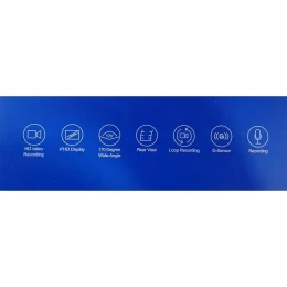 Κάμερα αυτοκινήτου καταγραφικό HD blackbox dvr με ανίχνευση κίνησης - G sensor - 4'' οθόνη (Thumb 5)