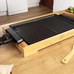 Tasty&Grill 2000 Bamboo Black CEC-03058 Ηλεκτρική Ψηστιέρα - Γκριλιερα 2000 W (Thumb 8)