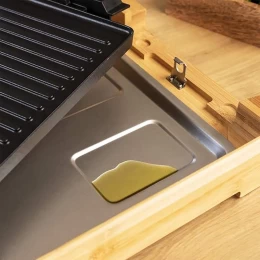 Tasty&Grill 2000 Bamboo Black CEC-03058 Ηλεκτρική Ψηστιέρα - Γκριλιερα 2000 W (Thumb 9)