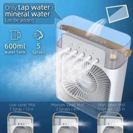 Φορητό Air Cooler - Mini Air Condition δροσίζει με τεχνολογία εξάτμισης και 3 ταχύτητες -  (Thumb 3)