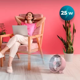 EnergySilence 400 Retro Desk Pink CEC-08210 Επιτραπέζιος Ανεμιστήρας 25 W | 20cm (Thumb 2)